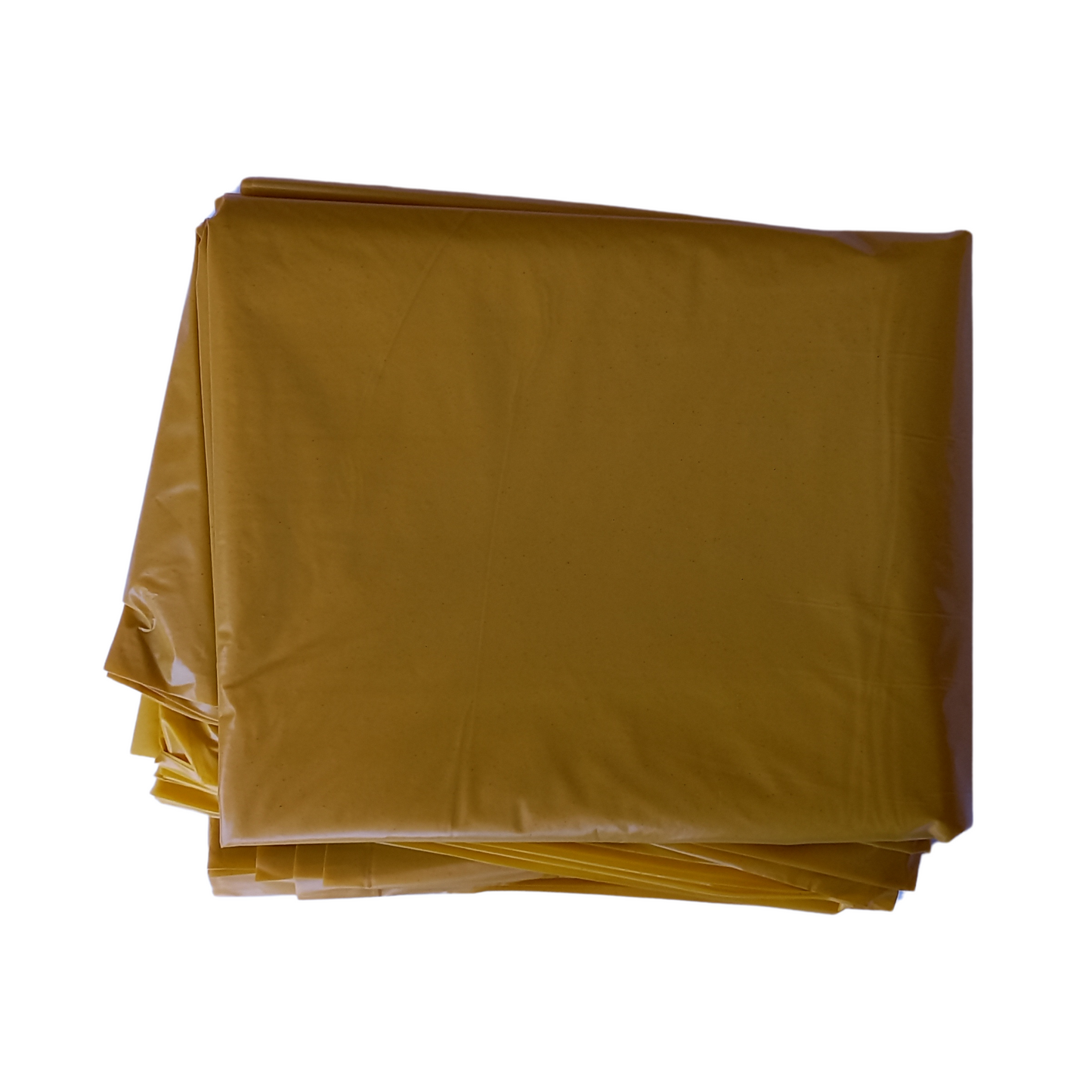 BOLSA BASURA PLANA 10UND AMARILLA 90X120