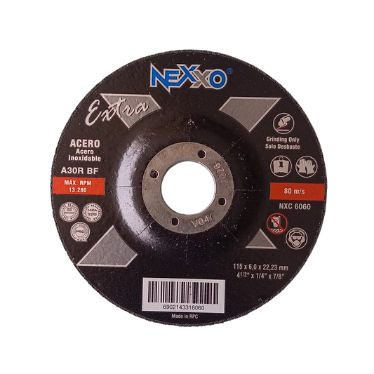 DISCO DESBASTE 4.5 X 6.0 MM NEXXO EXTRA