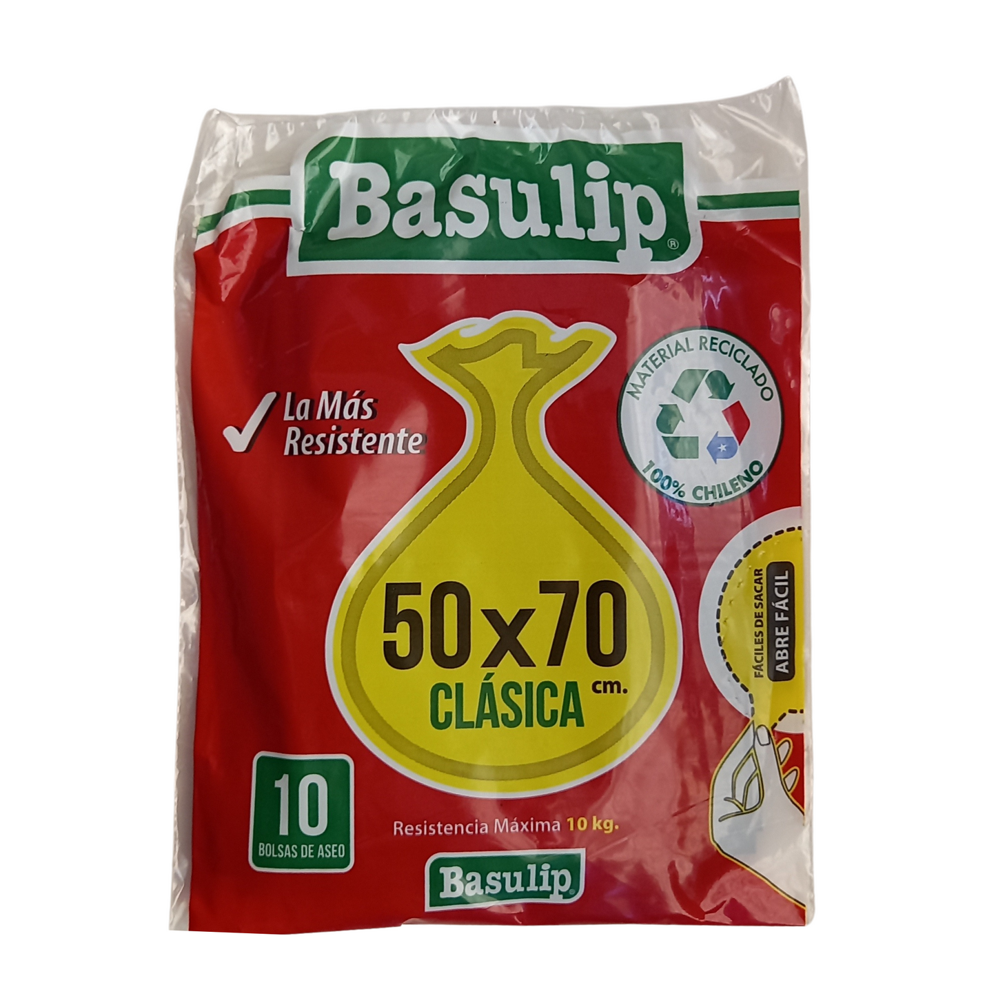 BOLSA BASURA PLANA 50X70 10UN