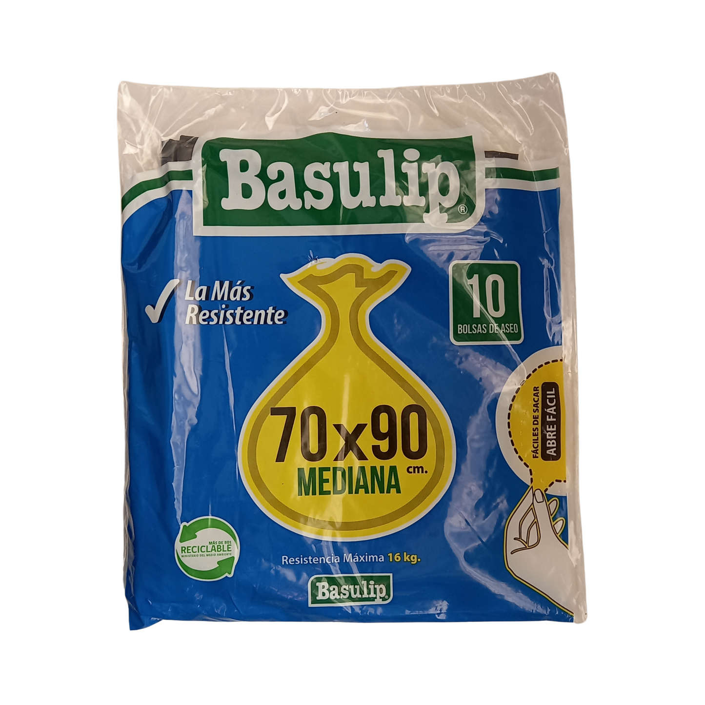 BOLSA BASURA PLANA 70X90 10UN