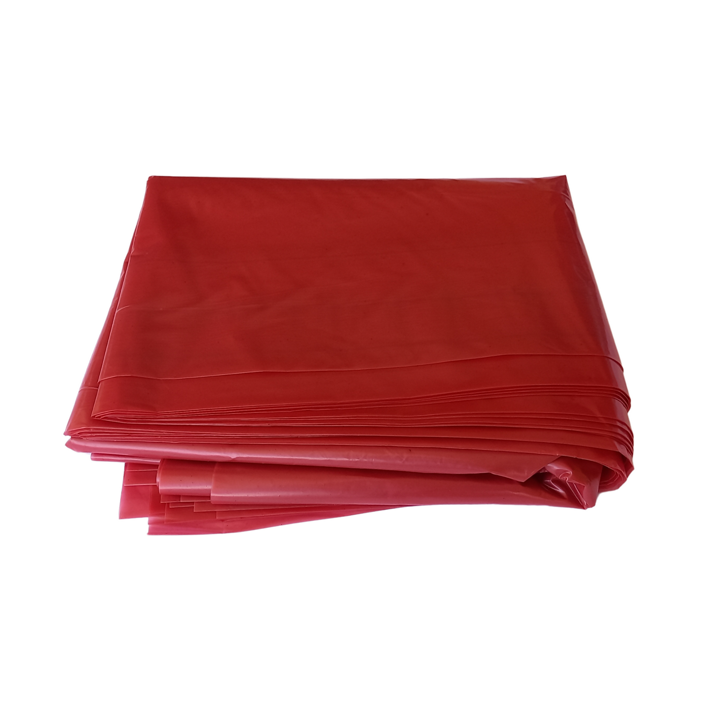 BOLSA BASURA PLANA 10UND ROJA 90X120