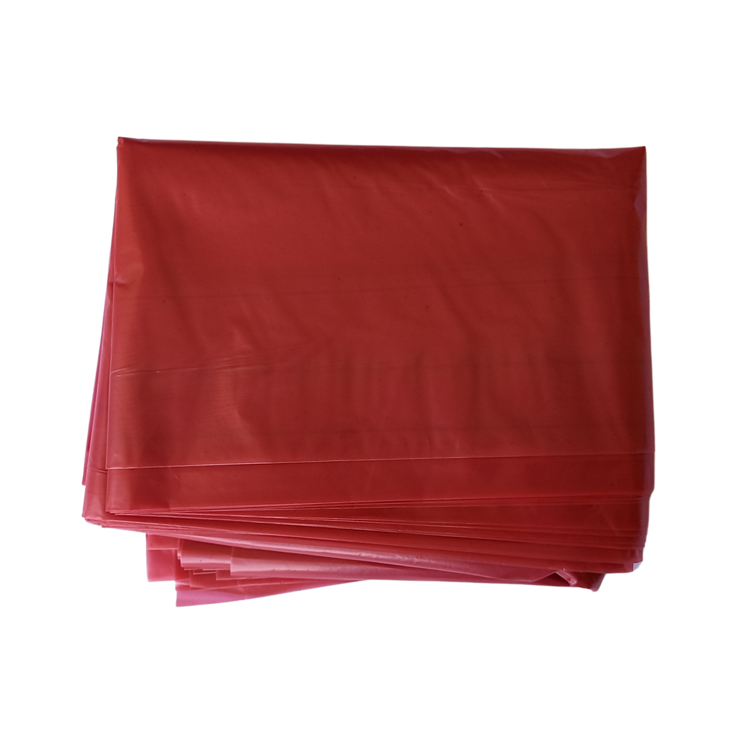 BOLSA BASURA PLANA 10UND ROJA 90X120