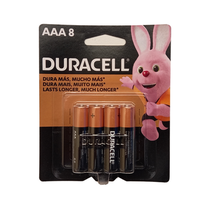 PILA AAA 8UN DURACELL